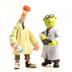  Muppets Select Bunsen Honeydew With Beaker Figure