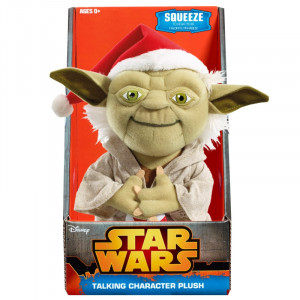 Star Wars: Santa Yoda Konuşan Peluş 23 cm
