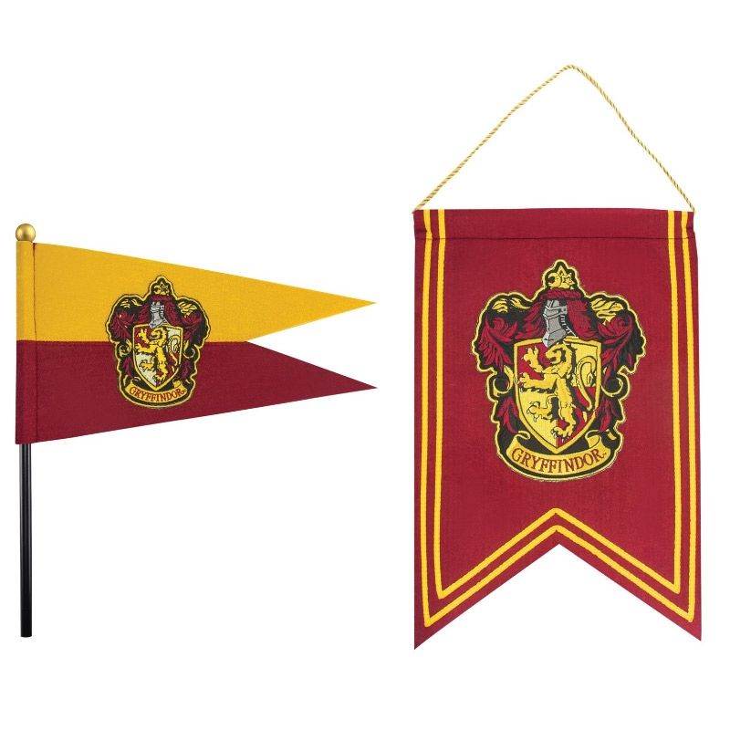 Harry Potter Gryffindor Banner & Flag Set