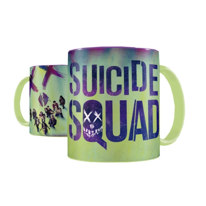 Suicide Squad Characters and Logo Ceramic Mug Kupa Bardak