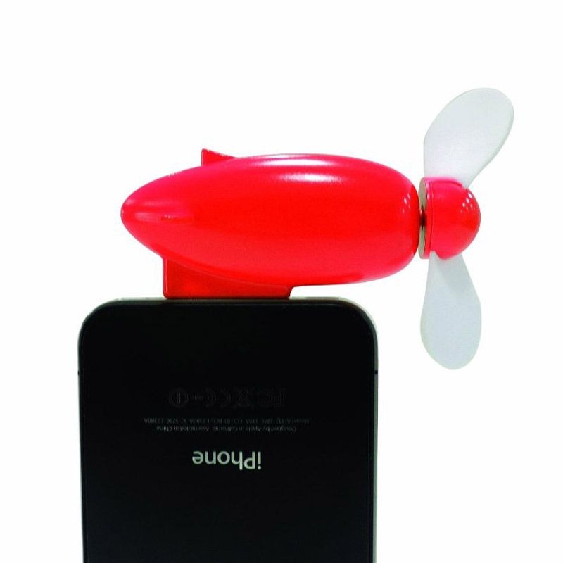 Uçan Balon Mini Cep Telefonu Fanı Kırmızı
