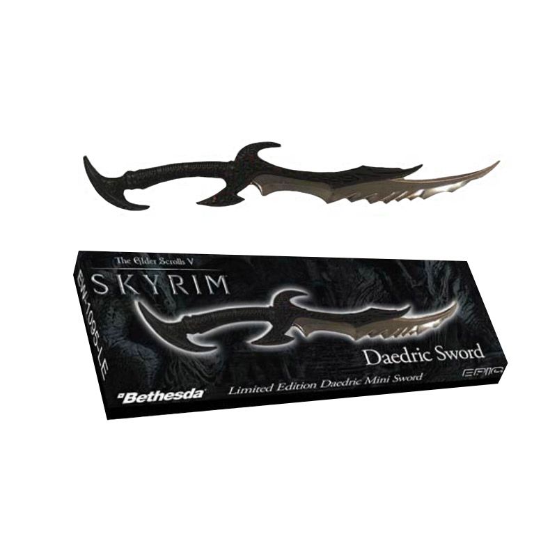 Skyrim Daedric Sword Collectors Edition Letter Opener