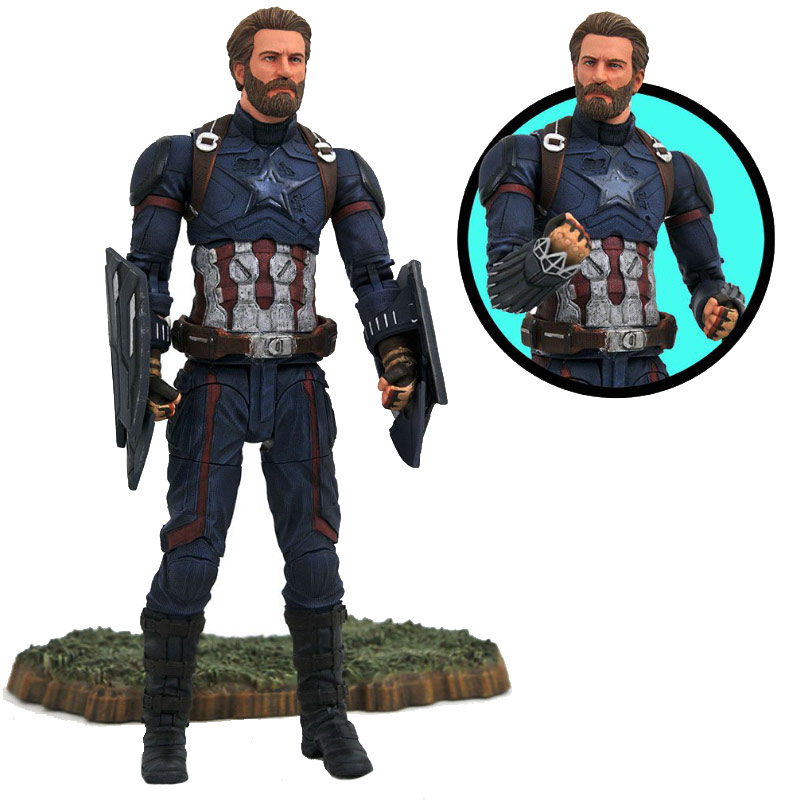 Marvel Select Avengers Infinity War Captain America Figür