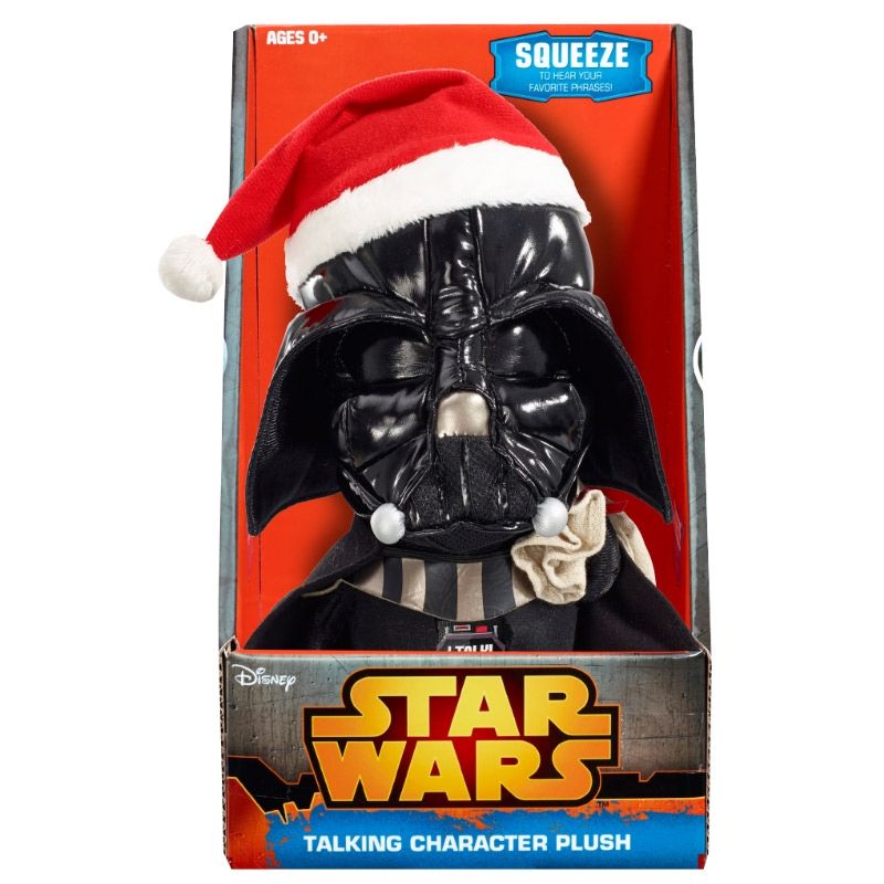 Star Wars: Santa Darth Vader Konuşan Peluş 23 cm