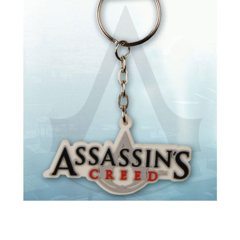 Assassins Creed Logo Rubber Keychain Anahtarlık
