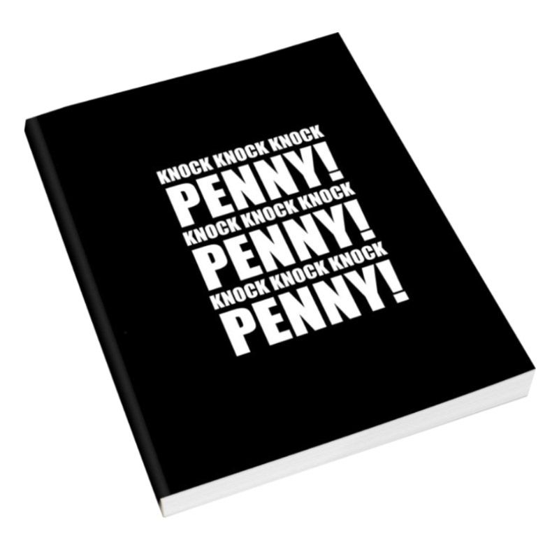 Big Bang Theory Notebook with Sound Knock Knock Penny Defter
