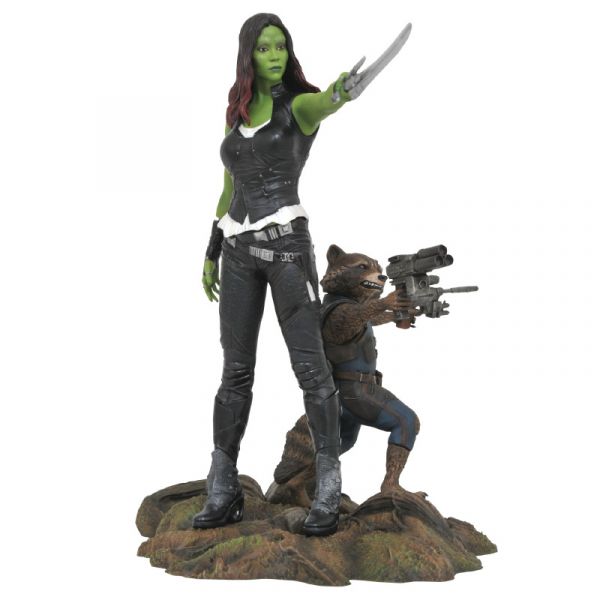 Marvel Gallery Statue: Gamora & Rocket Raccoon Gotg Statue