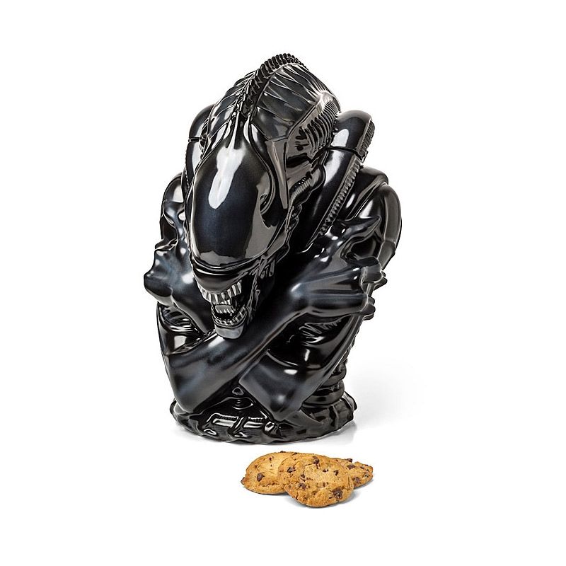 Aliens Warrior Ceramic Cookie Jar Kurabiye Kavanozu