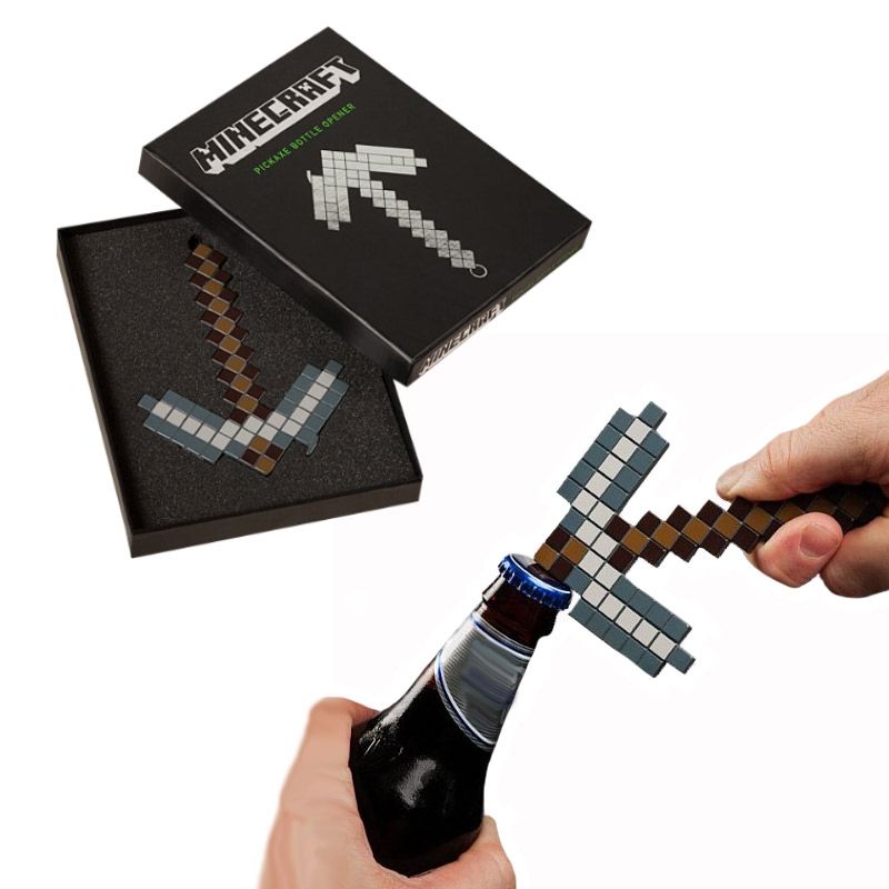 Minecraft Pickaxe Bottle Opener Şişe Açacağı
