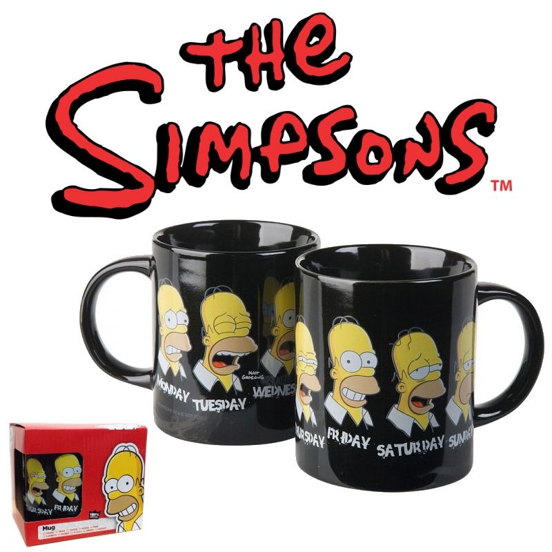 The Simpsons: A Normal Week Mug Kupa Bardak