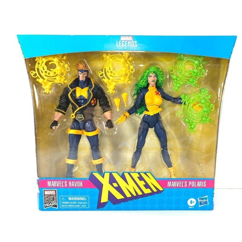 Marvel Legends X-Men Havok & Polaris Figür Set
