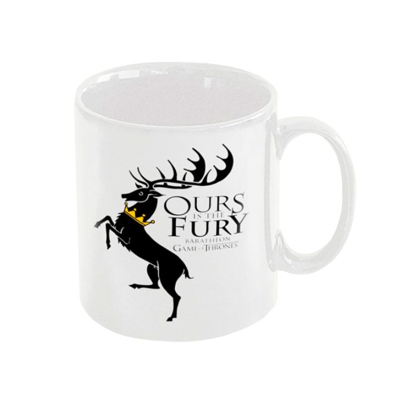 Game of Thrones Baratheon Ours is the Fury Ceramic Mug Bardak