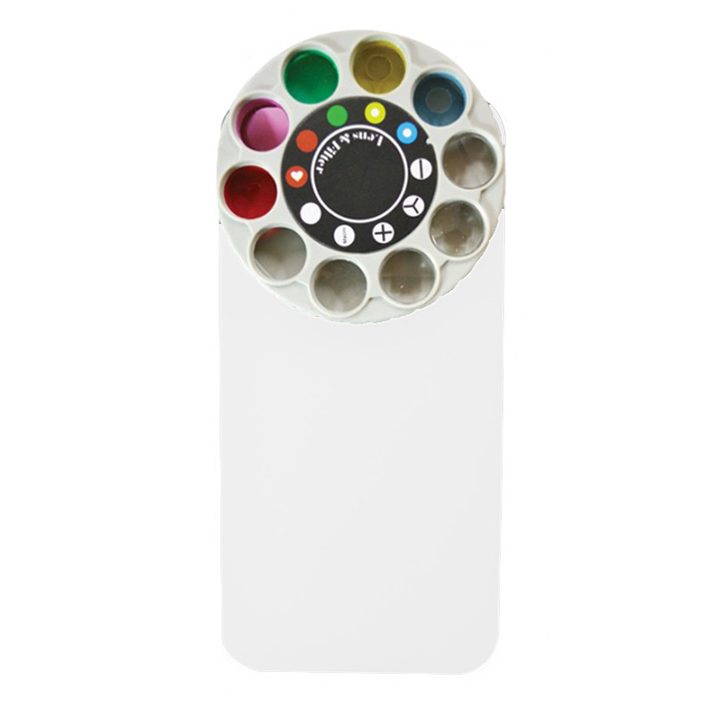 I-Cool Renkli Kamera Lensli IPhone 5/SE Kabı Beyaz