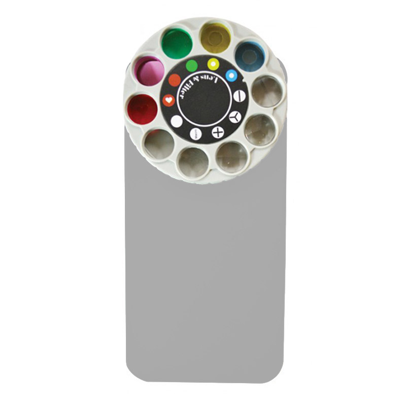 I-Cool Renkli Kamera Lensli IPhone 5/SE Kabı Gri