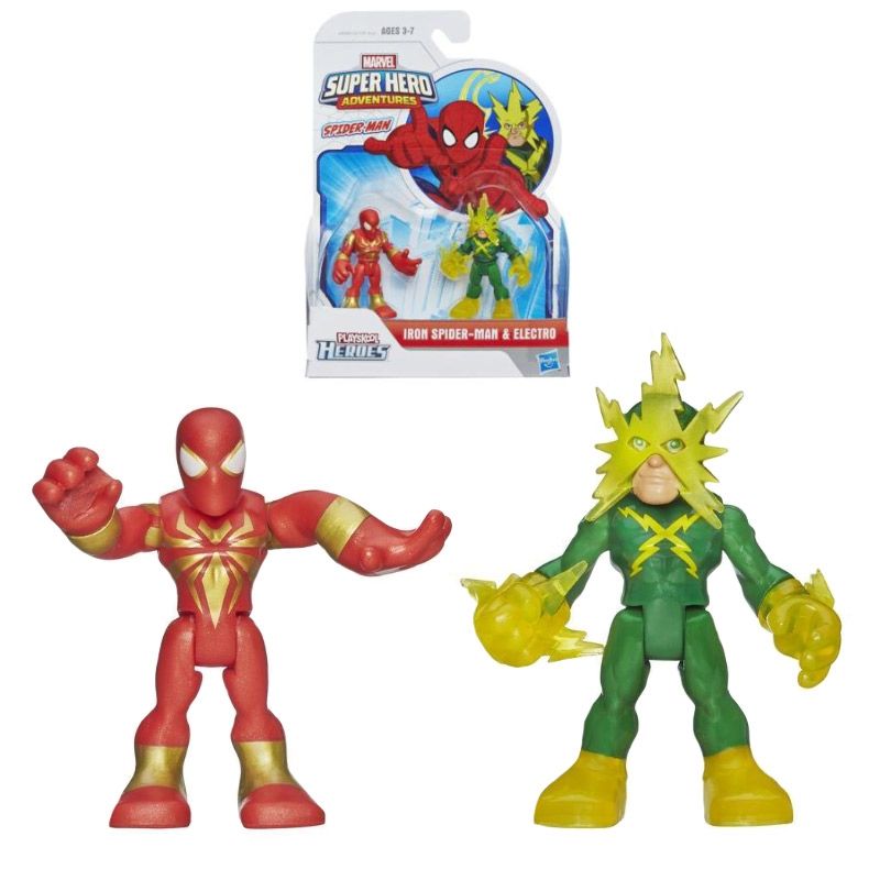 Marvel Super Hero Adventures Spider-Man Electro Figures