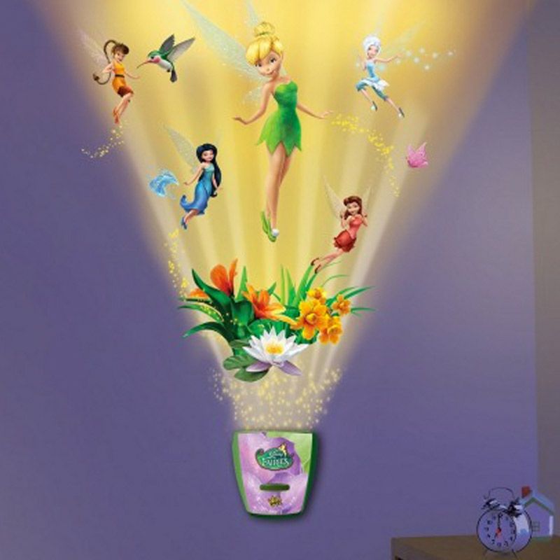 Tinkerbell Sesli Oda Işığı Ve Duvar Kağıdı Seti