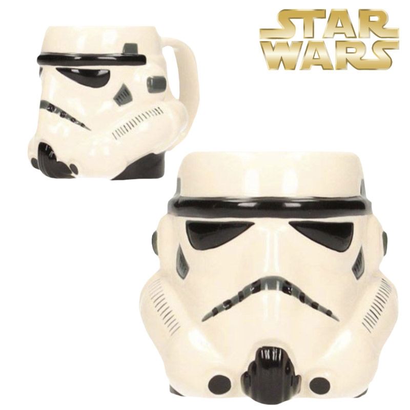 Star Wars Stormtrooper Head 3D Ceramic Mug Kupa Bardak