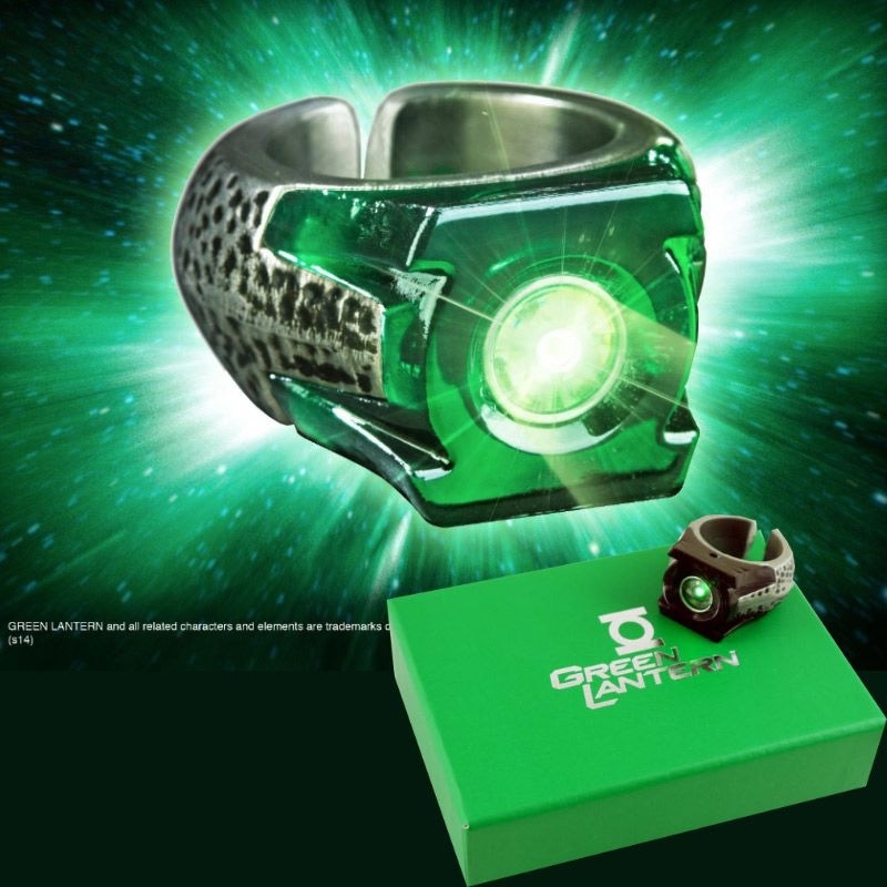 Green Lantern Light Up Ring Işıklı Yüzük