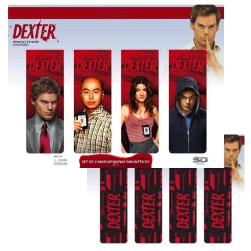 Dexter Magnetic Bookmark Set A Dexter Manyetik Kitap Ayracı