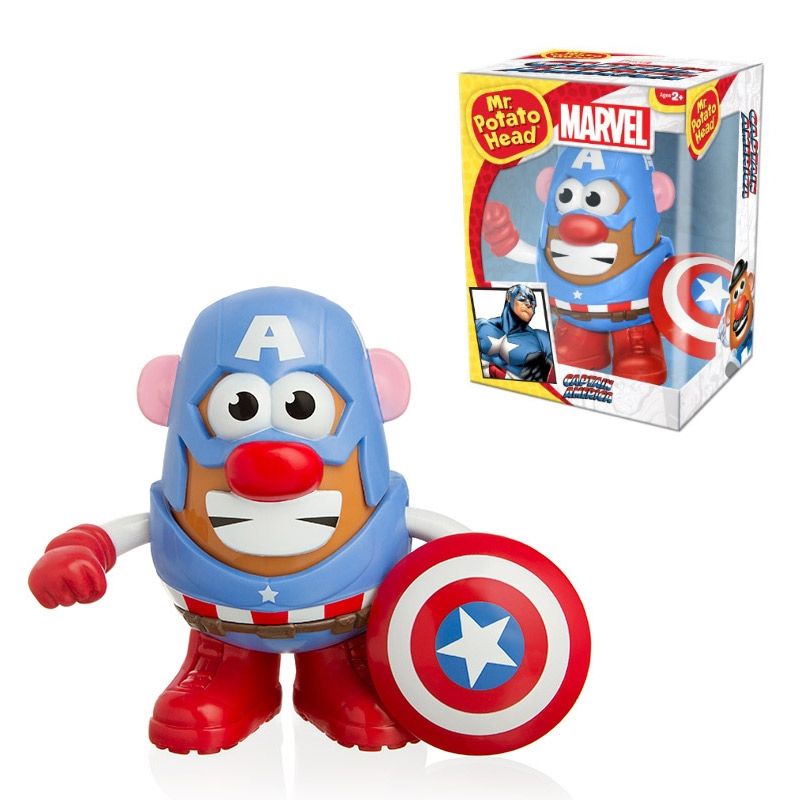Mr. Potato Head Captain America Bay Patates Kafa