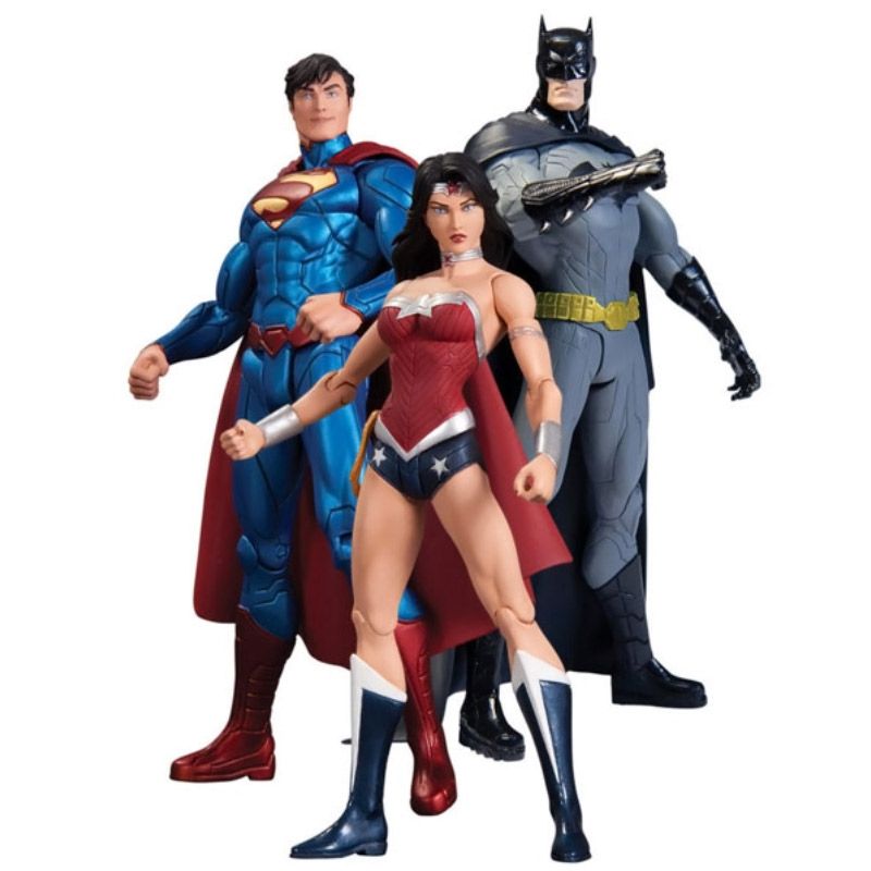 New 52 Superman Batman Wonder Woman 3lü Set