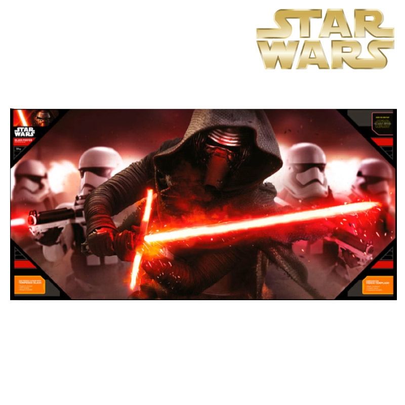 Star Wars: Kylo & Stormtroopers Glass Poster