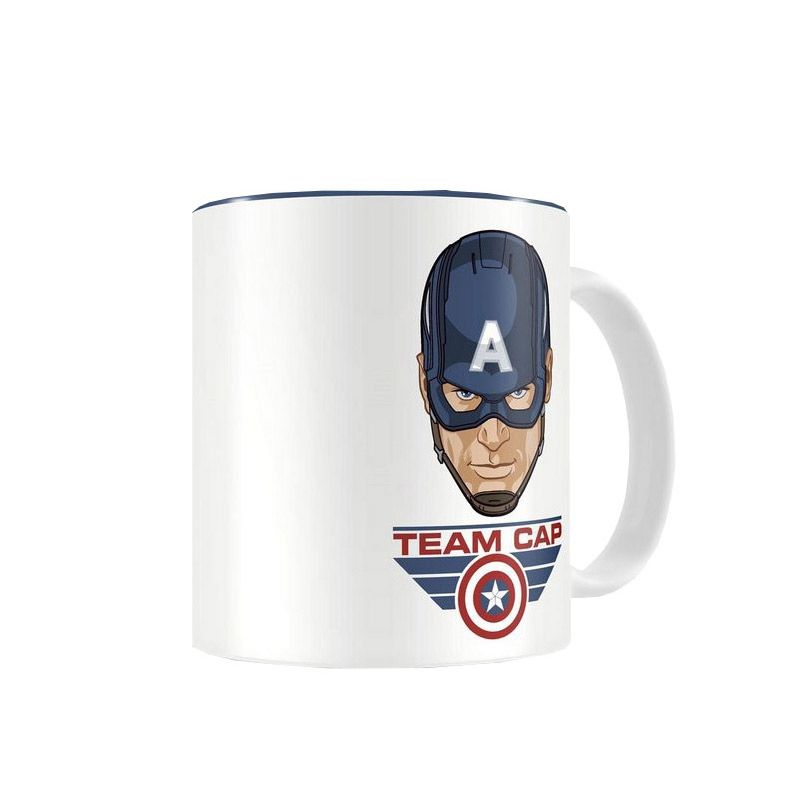 Captain America: Civil War Team Cap Mug Kupa Bardak