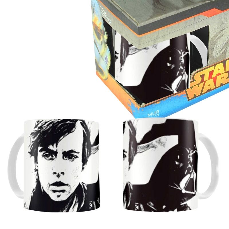 Star Wars: Skywalker White Black Ceramic Mug Bardak