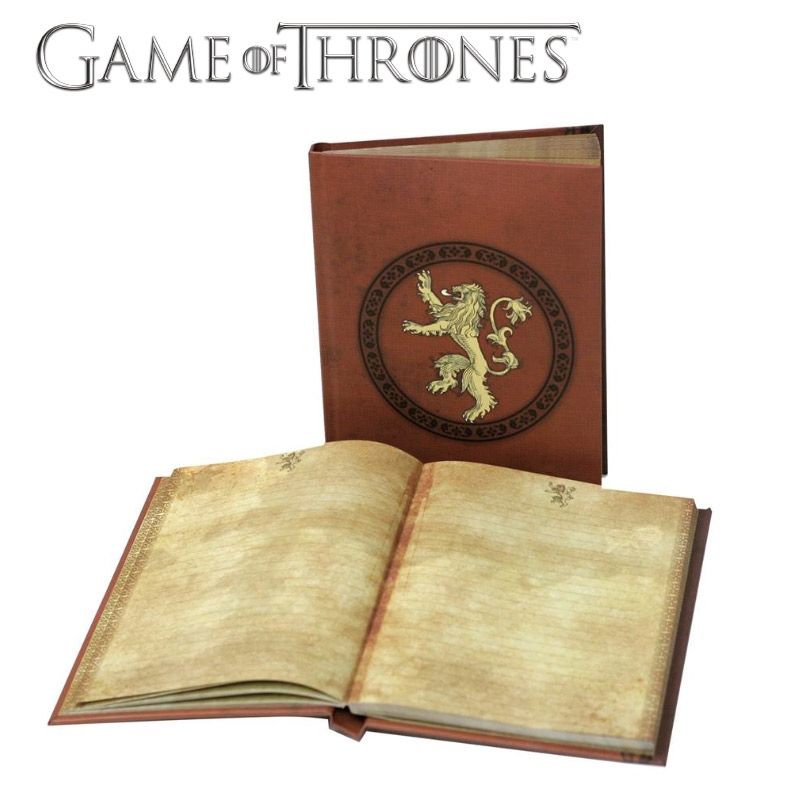 Game of Thrones Lannister Notebook with Light Işıklı Defter