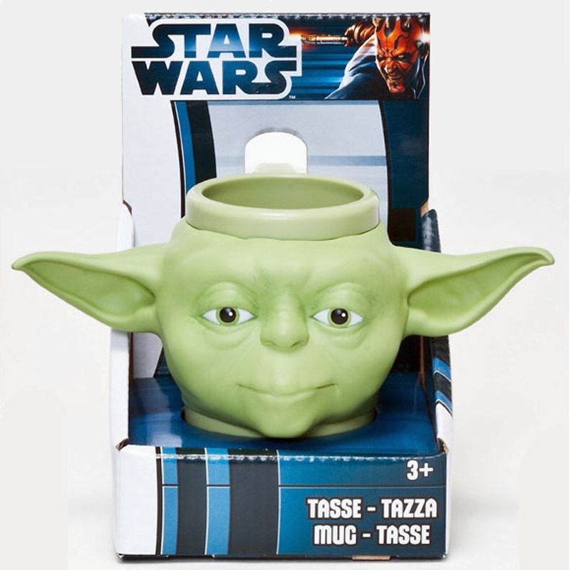 Star Wars 3D Kupa Bardak Yoda - 3 Boyutlu