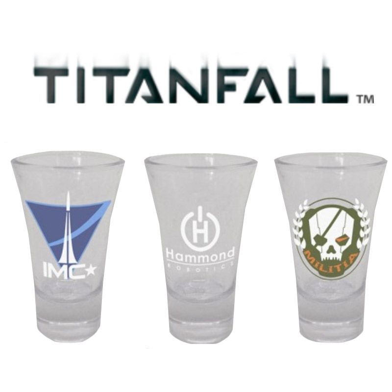 Titanfall Shotglasses set of 3 Espresso Shot Bardağı Seti