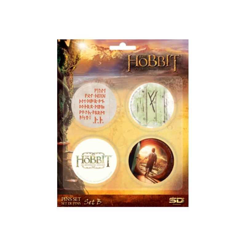 The Hobbit Badges Set B Hobbit Rozet Seti