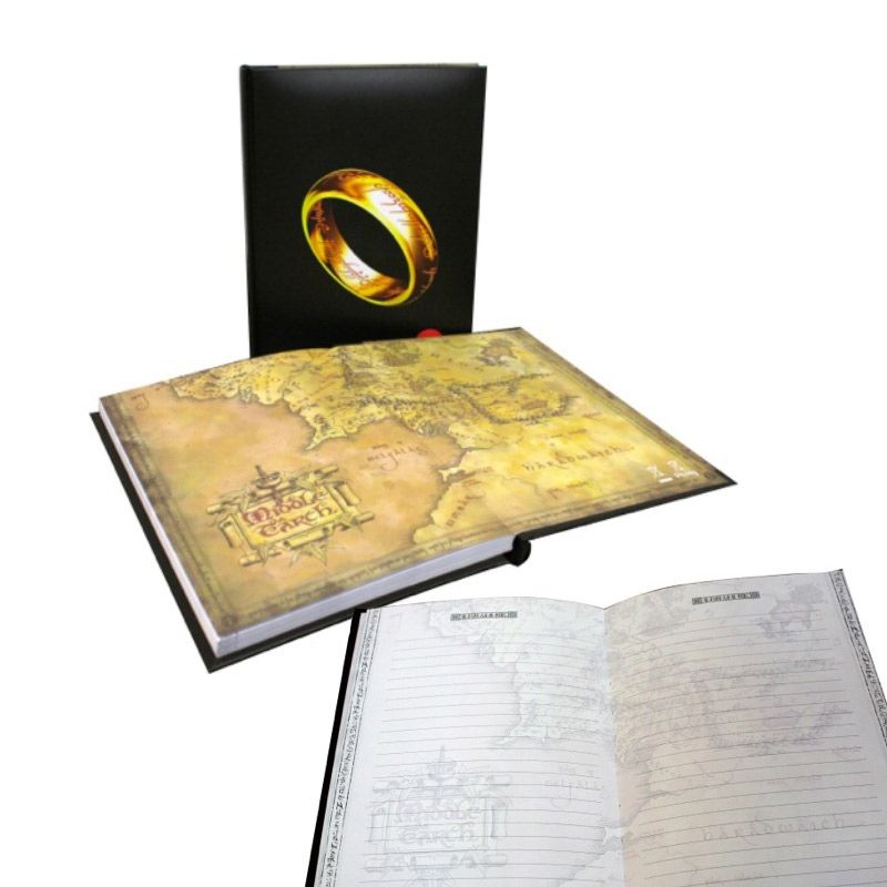 Lord Of The Rings Notebook With Light Defter