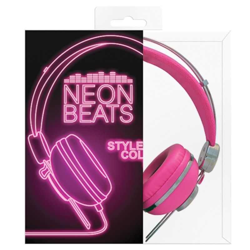 Neon Pembe Kulaklık