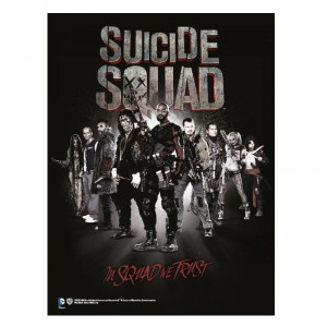  Suicide Squad In Squad We Trust Glass Poster