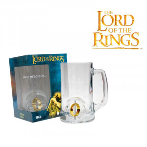  Lord of the Rings 3D Rotating Ring Crystal Bardak