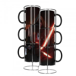 Star Wars Kylo Ren Lightsaber Mugs Set Bardak Seti