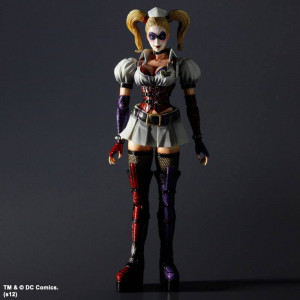 Batman Arkham Asylum Harley Quinn Play Arts Kai Figür