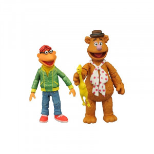 Muppets Select Fozzie With Scooter Figure