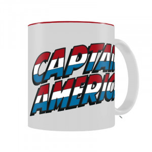 Marvel: Captain America Logo Ceramic Mug Kupa Bardak