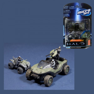 Halo Micro Ops Mini Figür Seti Warthog ve Mongoose