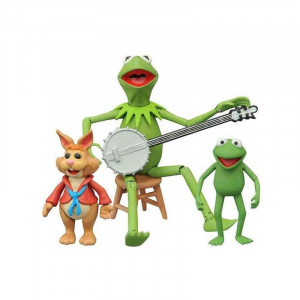  Muppets Select Kermit with Robin and Bean Bunny Figure