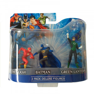  DC Comics Batman Green Lantern Flash 3lü Figür Seti