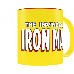  Marvel: Iron Man Logo Ceramic Mug Kupa Bardak