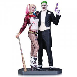 Suicide Squad Movie Joker & Harley Quinn Statue Heykel