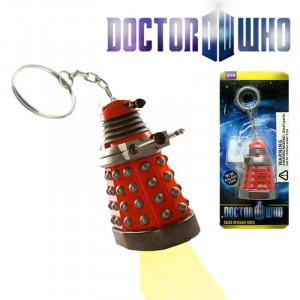  Doctor Who: Red Dalek Flashlight Keychain Anahtarlık