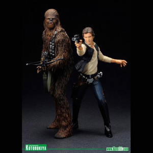 Star Wars: Han Solo & Chewbacca Artfx+ Statue 1/10