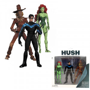  Batman Hush 3lü figür seti Poison Ivy Nightwing Scarecrow