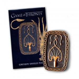  Game of Thrones Shield Pin: Greyjoy Rozet