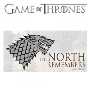  Game of Thrones: The North Remembers Glass Poster